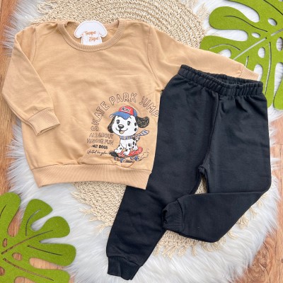  Inverno 2025 - Conj. Skate Park Jump Casaco e Calça - Caramelo